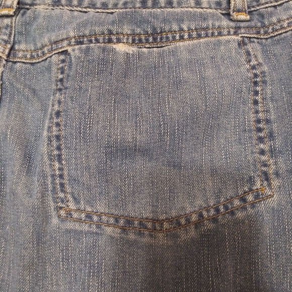 American Eagle Blue Denim Skirt Size 10 - Picture 4 of 6